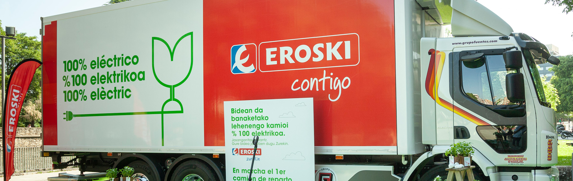 Avanzamos en sostenibilidad con nuestro primer camión eléctrico de reparto