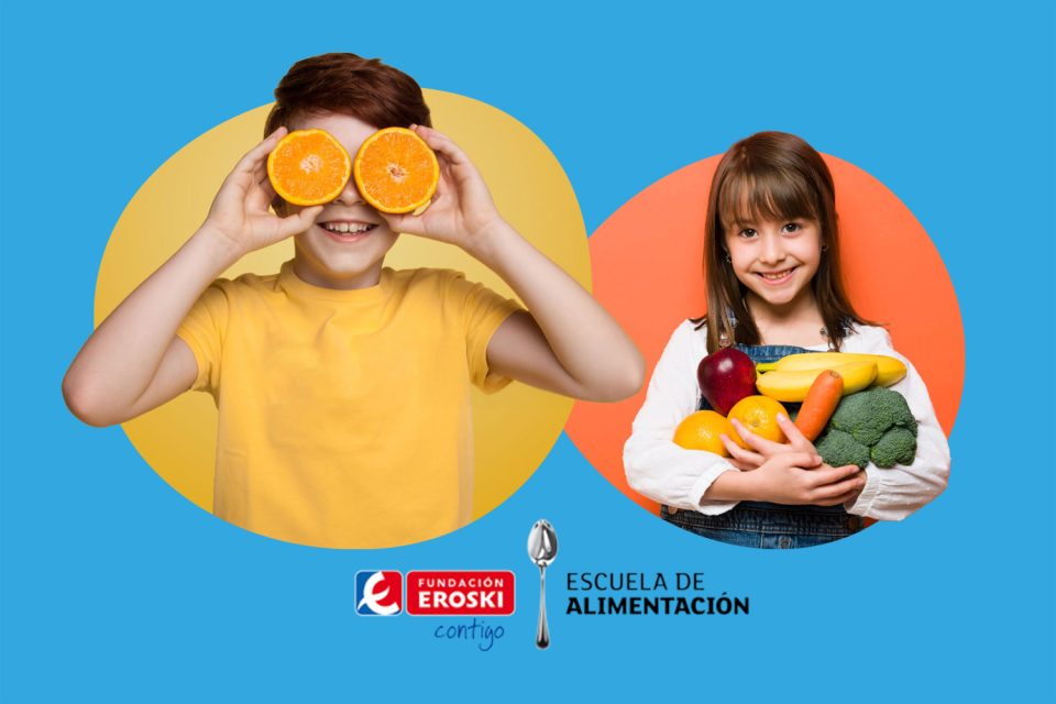 Imagen promocional de la Escuela de Alimentación de Fundación EROSKI.