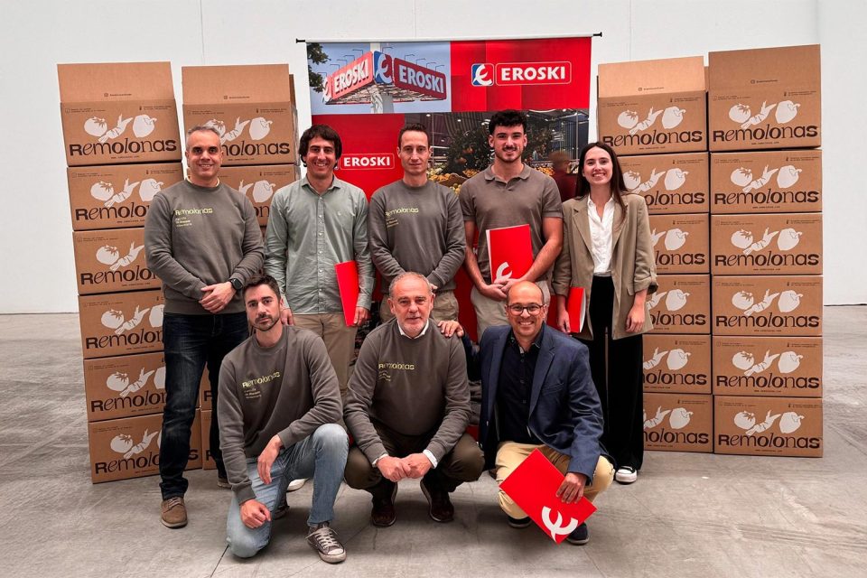 Equip de la startup Remolonas participant en el programa Venture d'EROSKI.