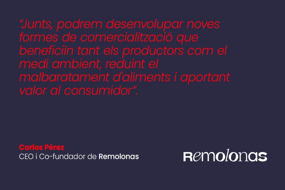 Pantalla amb informació del programa d'innovació d'EROSKI i testimoniatges d'empreses col·laboradores.